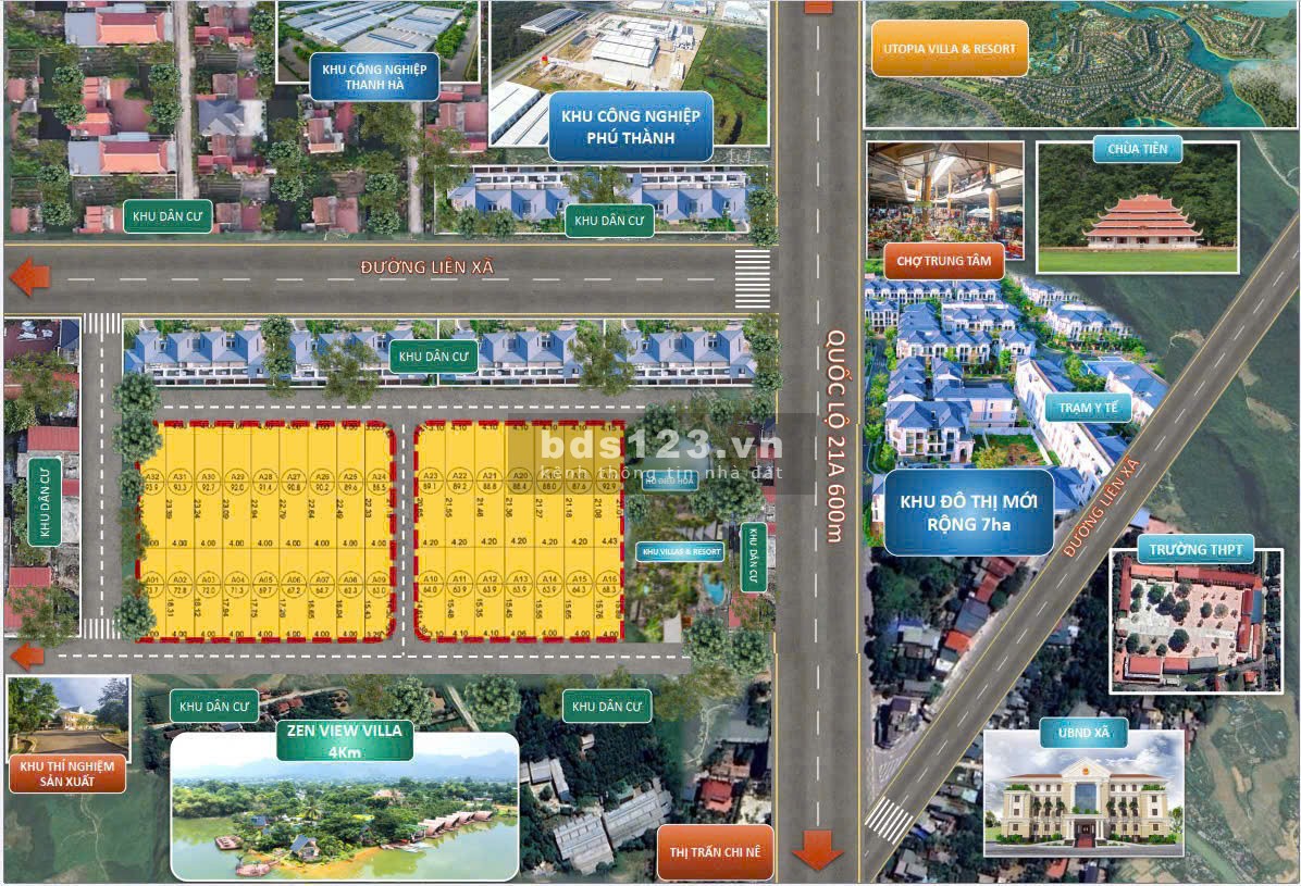Cơ hội vàng cho nhà đầu tư sáng suốt - Đất nền F0 gần KCN Phú Thành – Hòa Bình.
