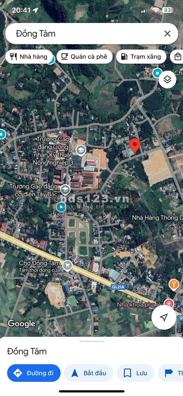 Bán gấp lô đất 128m sau trường nghề Tây bắc