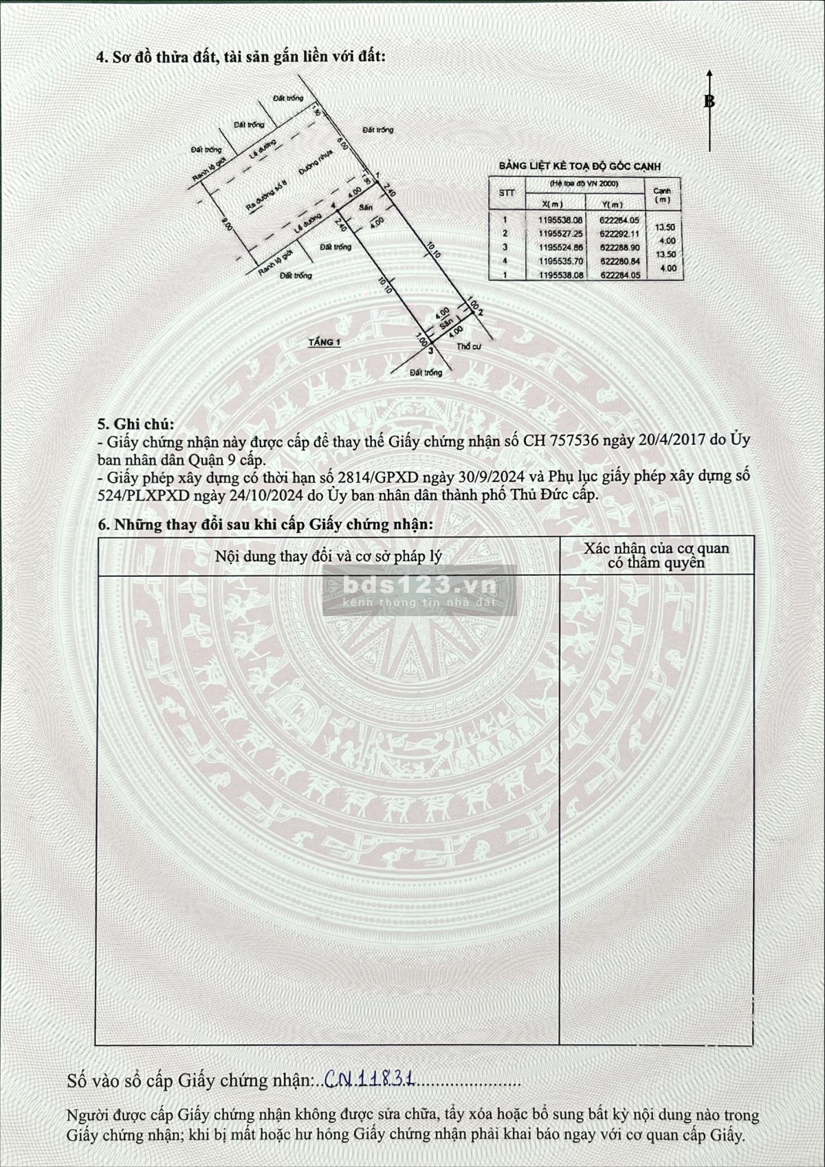  Chính chủ bán nhà mới xây – KDC Việt Nhân, đường số 8, P. Long Phước, TP. Thủ Đức