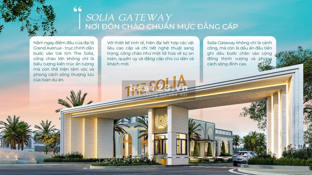 THE SOLIA NỀN TẢNG VỮNG CHẮC ĐẦU TƯ VÀ AN CƯ
