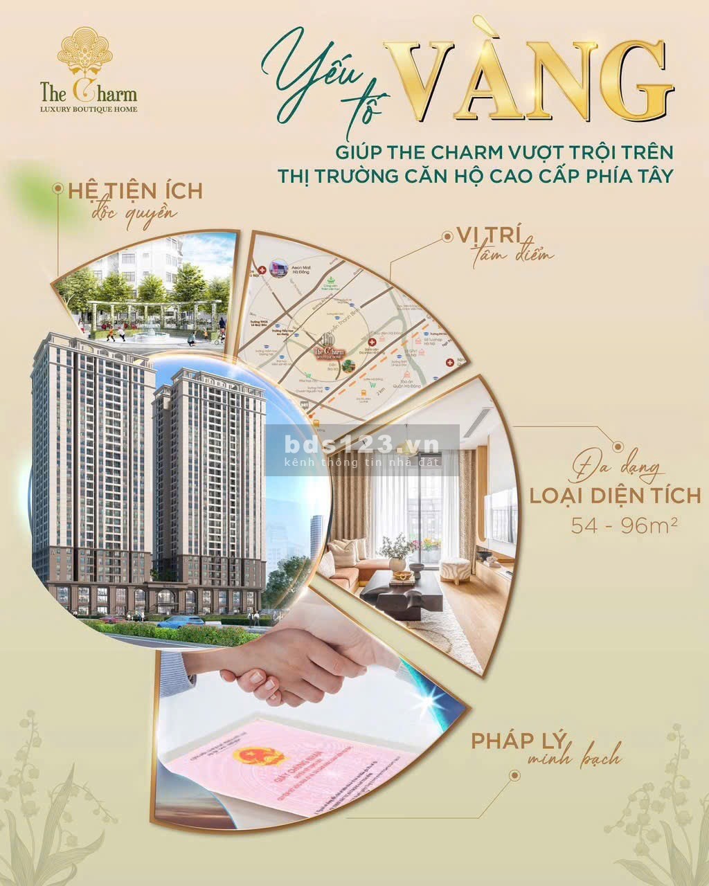 Cần bán chung cư cao cấp The Charm an hưng