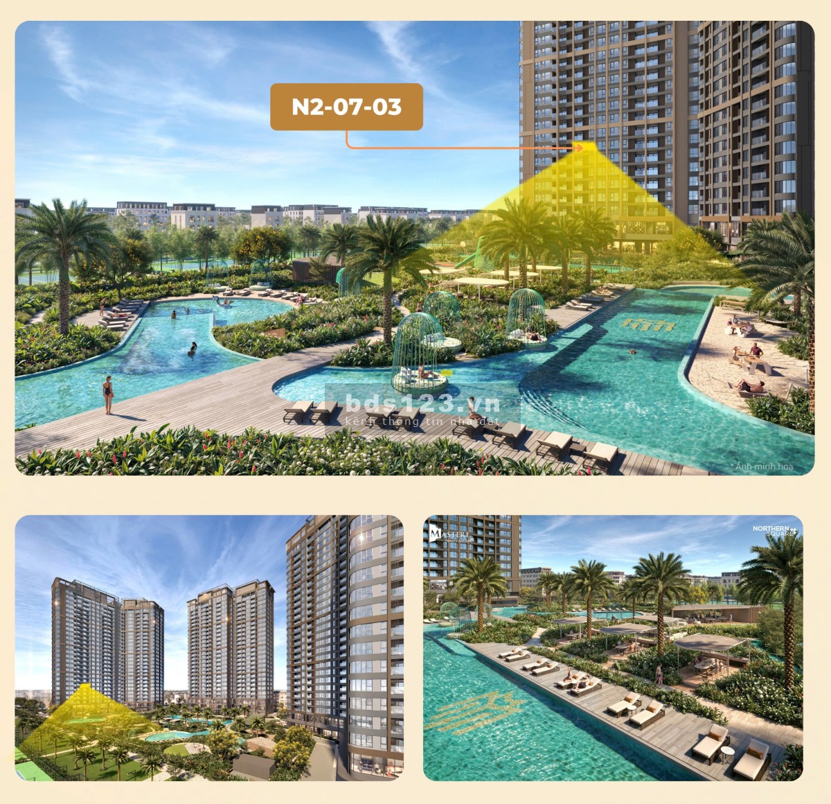 Cơ hội sở hữu căn hộ tuyệt tác 2PN – 60,3m² tại Masteri Trinity Square