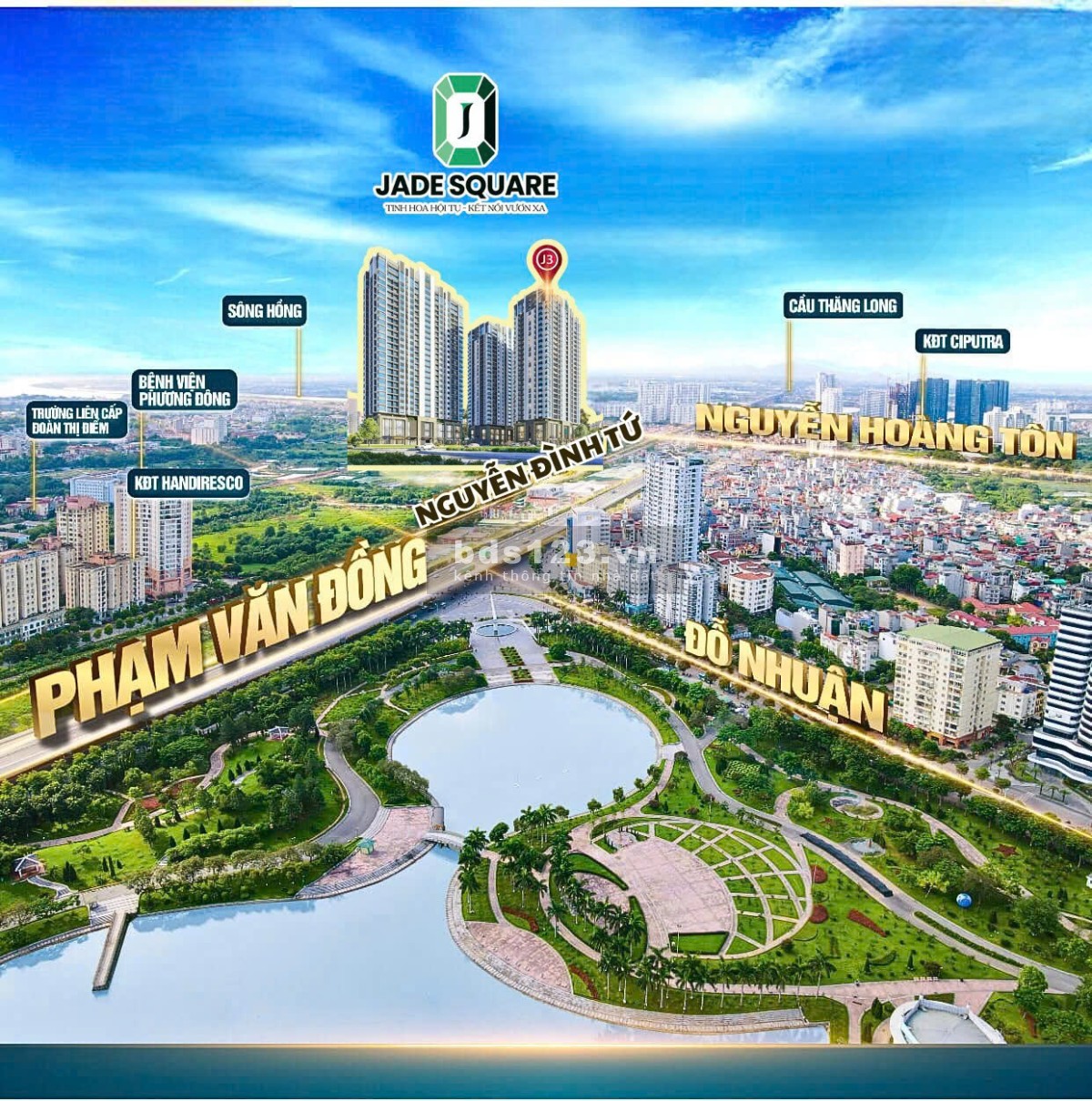 Chung Cư Cao Cấp JADE SQUARE Đường Phạm Văn Đồng