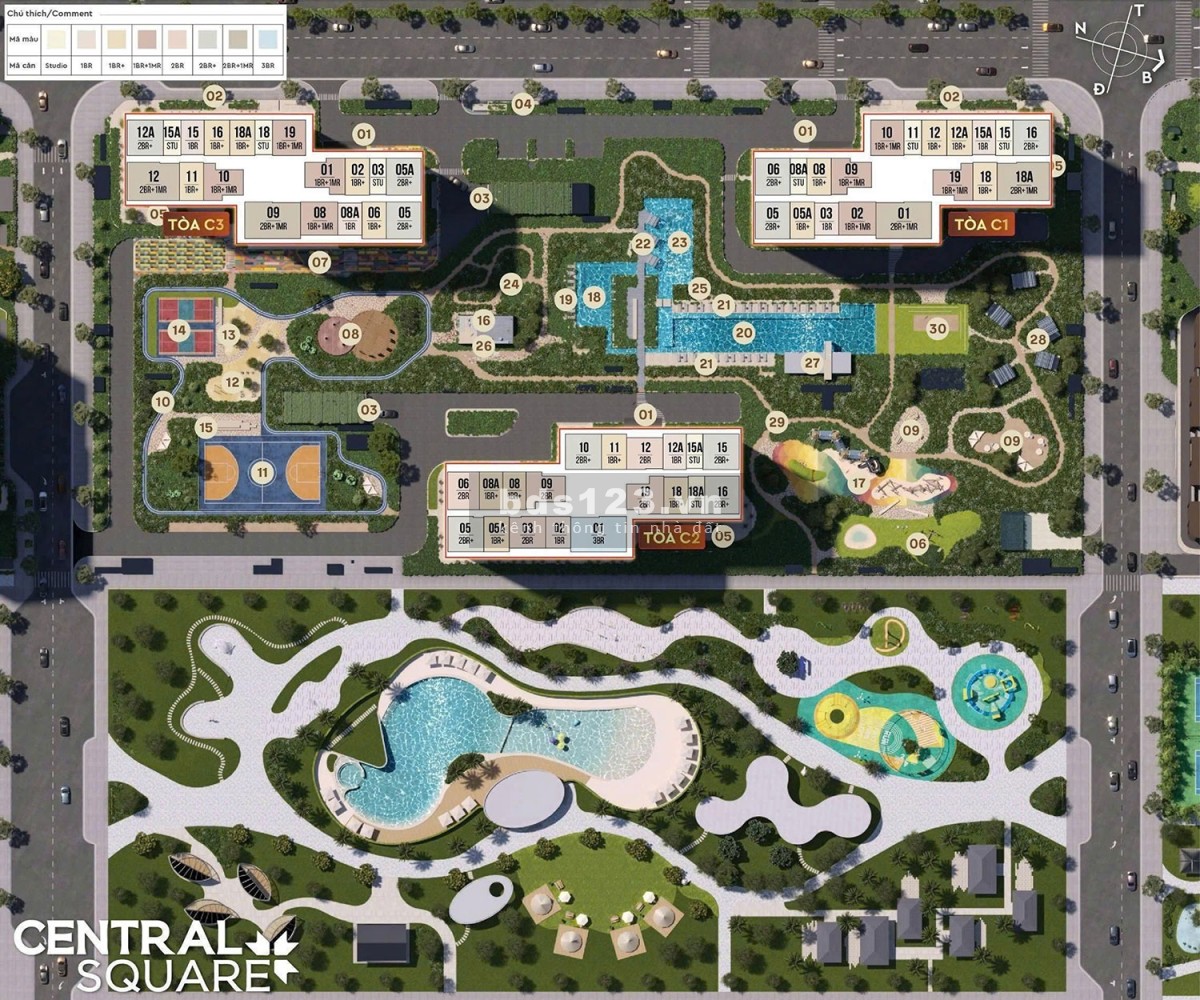 Bán căn hộ tại Masterise Trinity Square 2PN 64m2 tại Vinhomes Ocean…