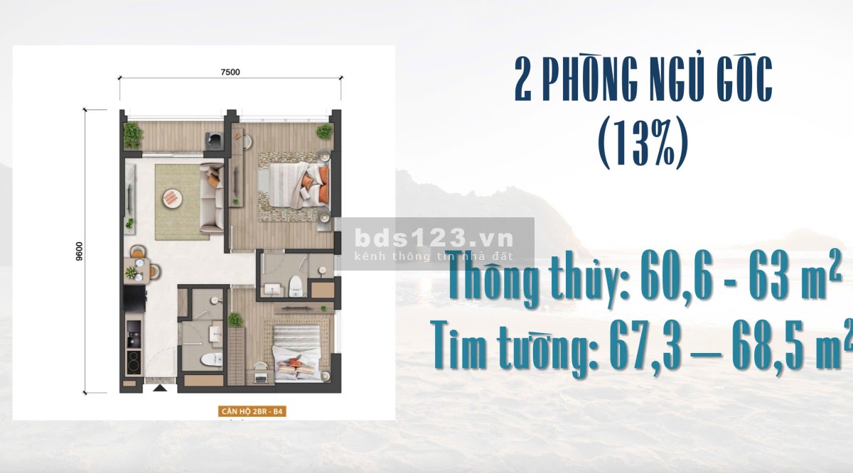 Bán chung cư đẹp xuất sắc tại Blanca City ( Sun Group ) chỉ với 2.5tỷ được CK lên đến 23%