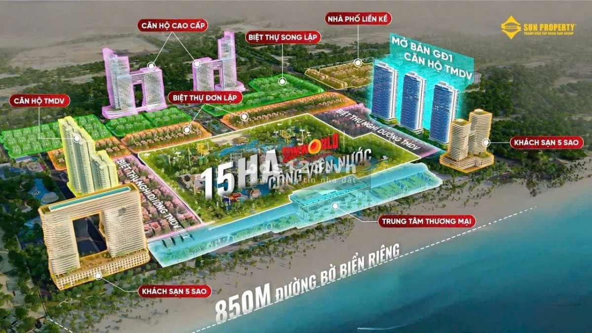 Bán chung cư đẹp xuất sắc tại Blanca City ( Sun Group ) chỉ với 2.5tỷ được CK lên đến 23%