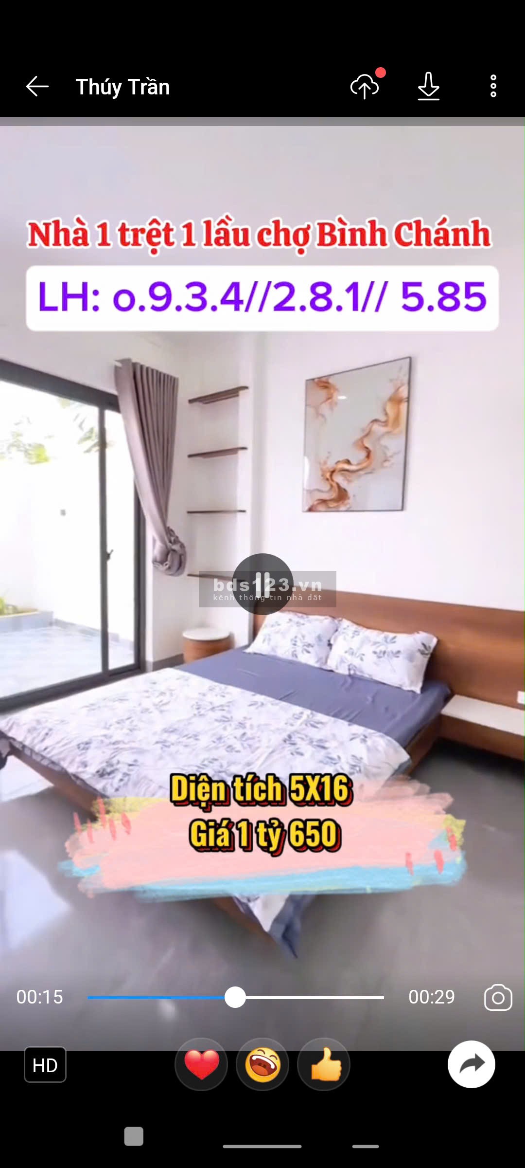 Cần tiền xoay vòng vốn cho việc kinh doanh nên bán nhà 1 trệt 1 lầu đường 18B ở Bình Chánh