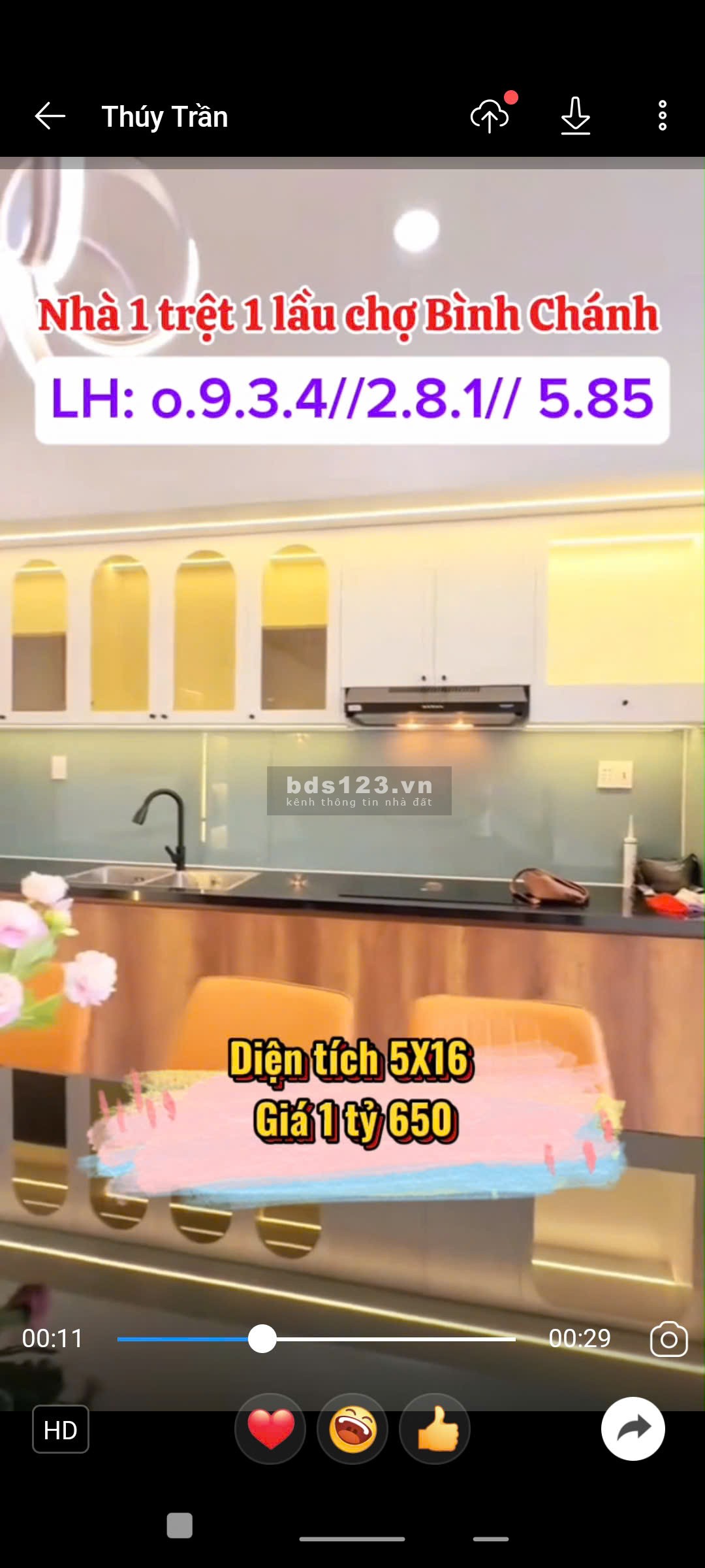 Cần tiền xoay vòng vốn cho việc kinh doanh nên bán nhà 1 trệt 1 lầu đường 18B ở Bình Chánh