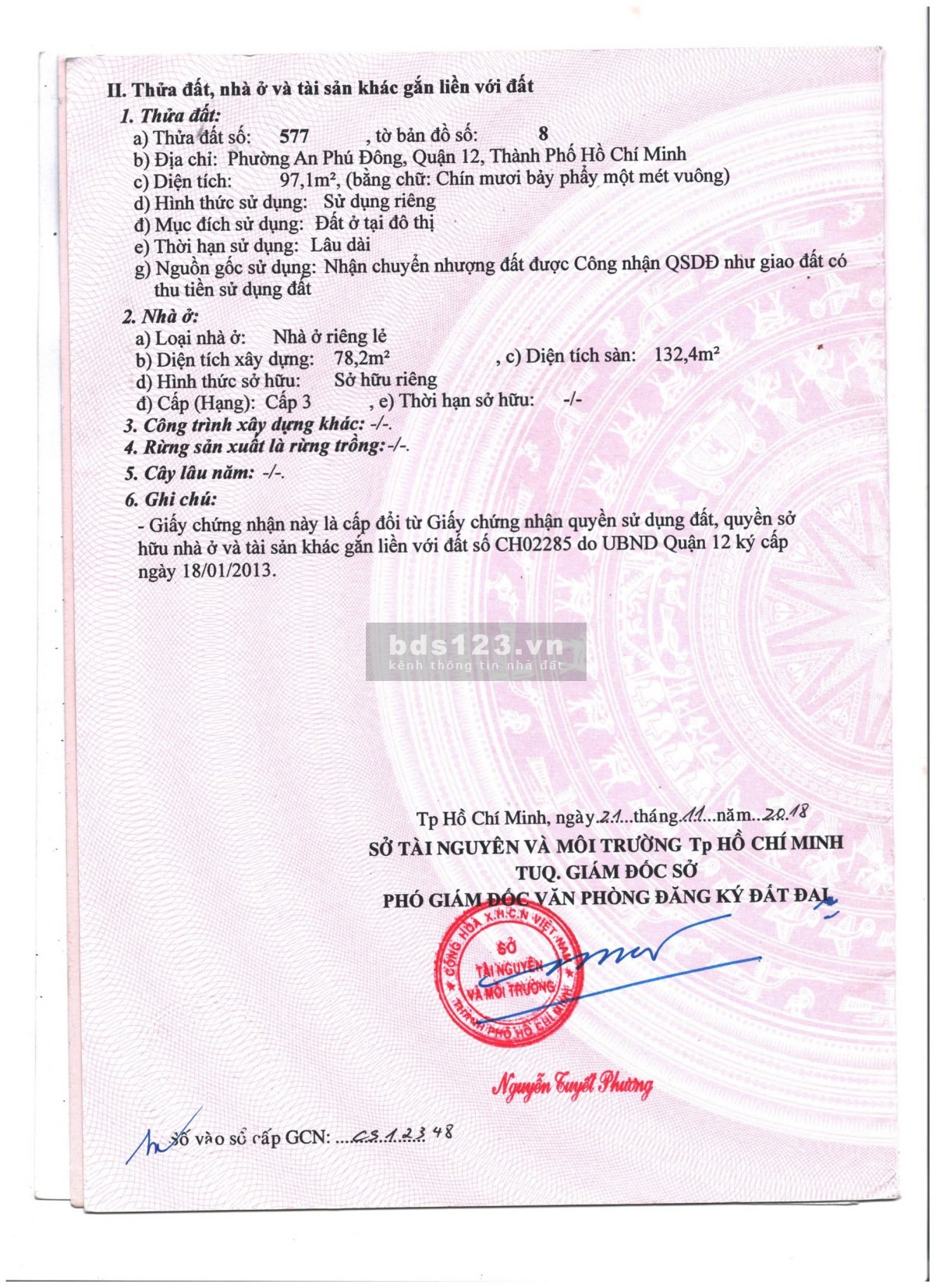 Chính chủ cần bán! Nhà hẻm 4m đường Võ Thị Thừa, An Phú…