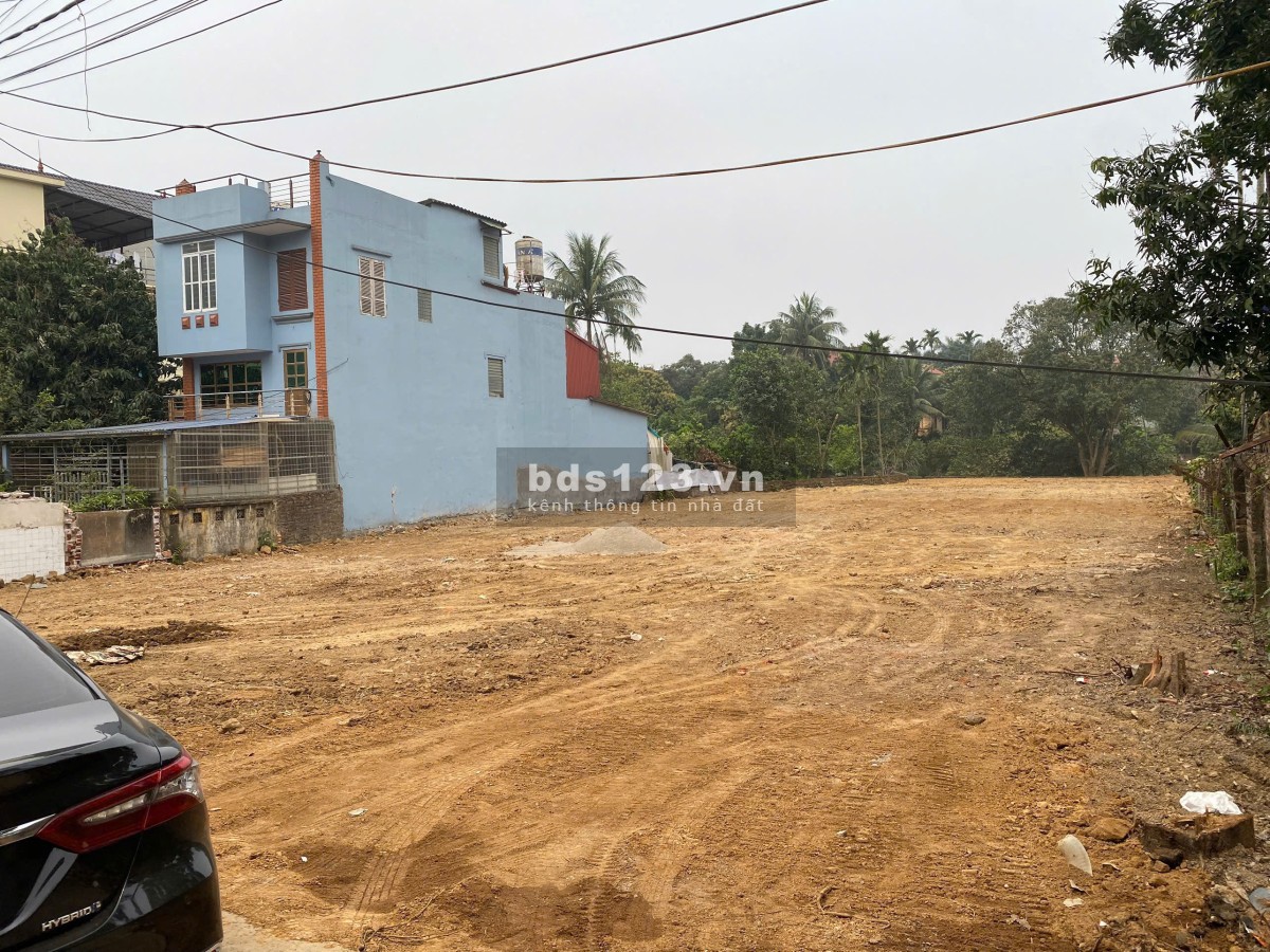 Lô đất to, mặt tiền khủng, Thủy Xuân Tiên, Chương Mỹ, Hà Nội dt 1.285m², mt 19m (Full thổ cư)