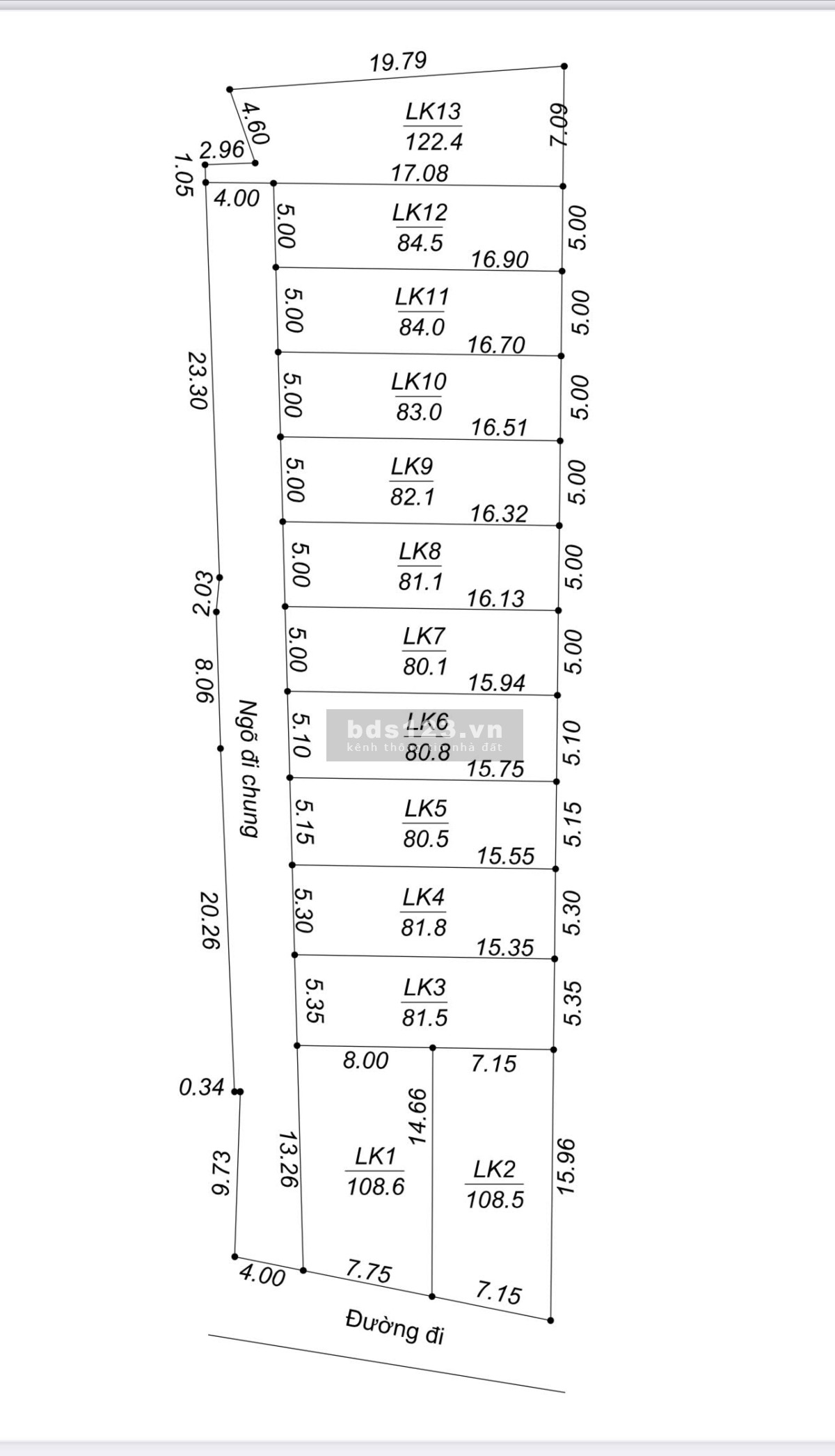 Lô đất to, mặt tiền khủng, Thủy Xuân Tiên, Chương Mỹ, Hà Nội dt 1.285m², mt 19m (Full thổ cư)