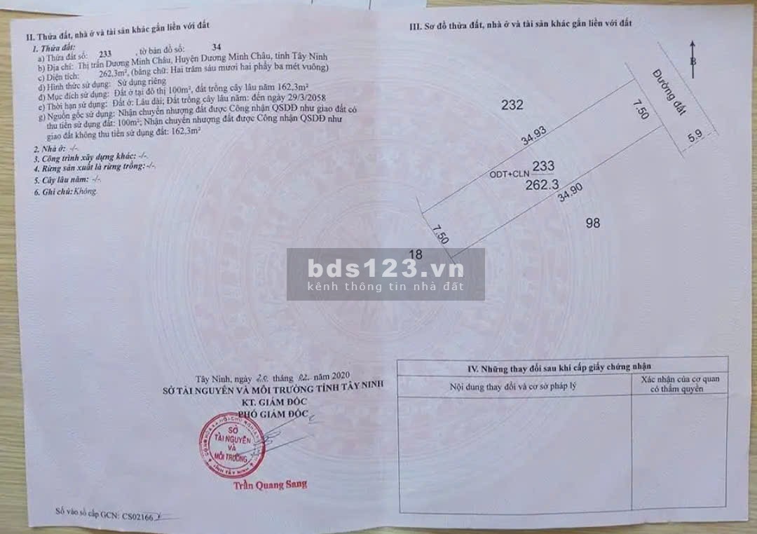 Chuyên bán đất các loại khu vực ở Tây Ninh từ 350 Triệu -…