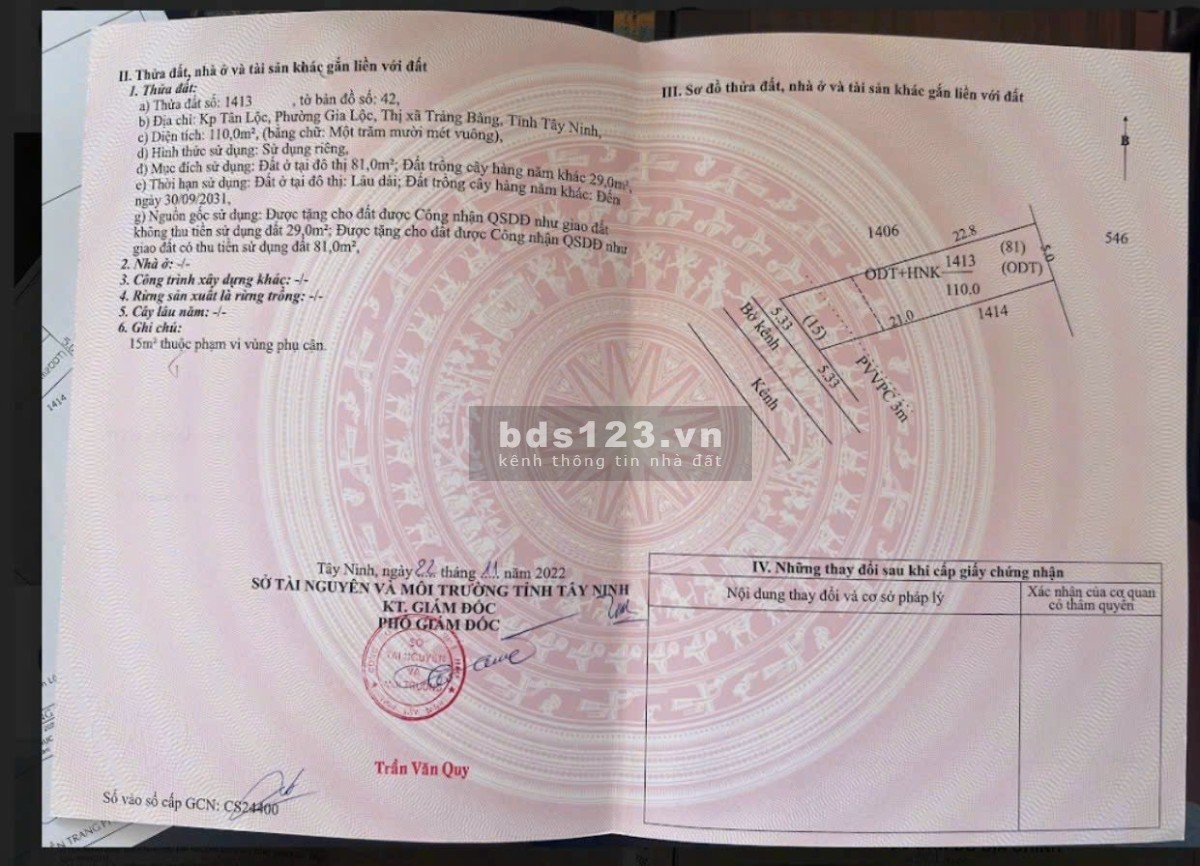 Chuyên bán đất các loại khu vực ở Tây Ninh từ 350 Triệu -…