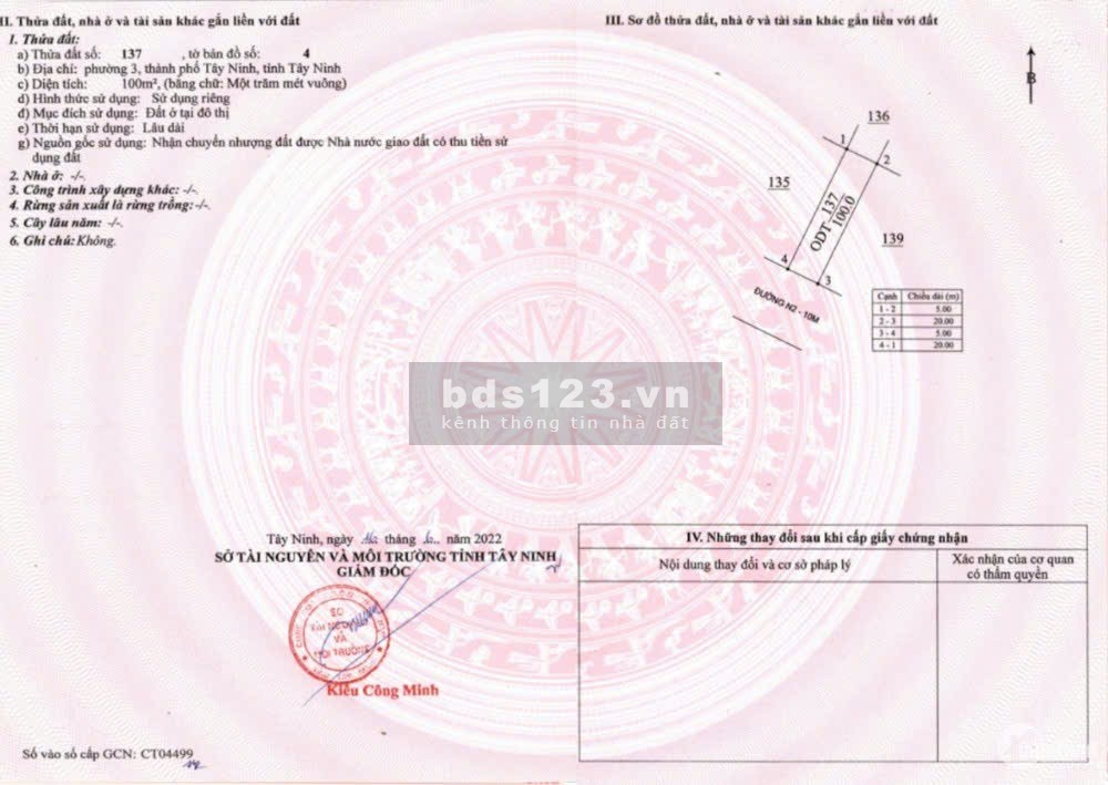 Chuyên bán đất các loại khu vực ở Tây Ninh từ 350 Triệu -…