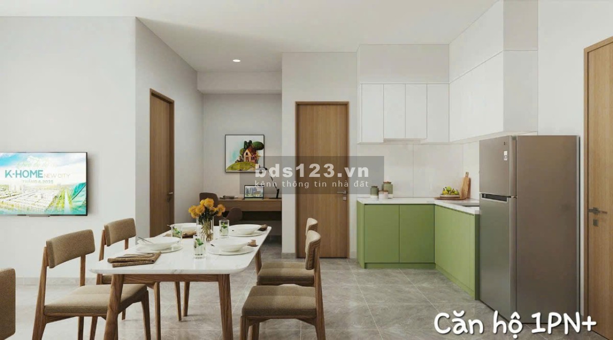 Mua K-Home New City: Thu nhập 6 Triệu/Tháng Mua Được Nhà. Full Tiện Ích: Hồ Bơi, Trường Học, TTTM.