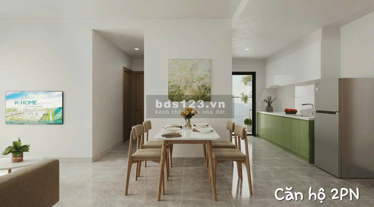 Mua K-Home New City: Thu nhập 6 Triệu/Tháng Mua Được Nhà. Full Tiện Ích: Hồ Bơi, Trường Học, TTTM.