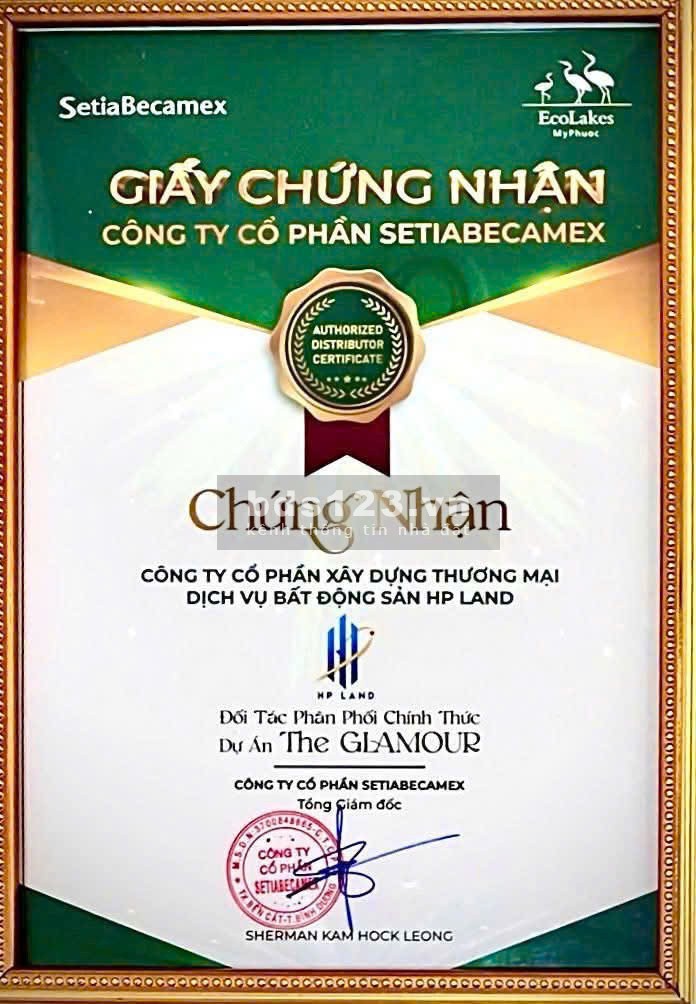Dự án Glamour khu đô thị sinh thái chuẩn phong cách Châu Âu