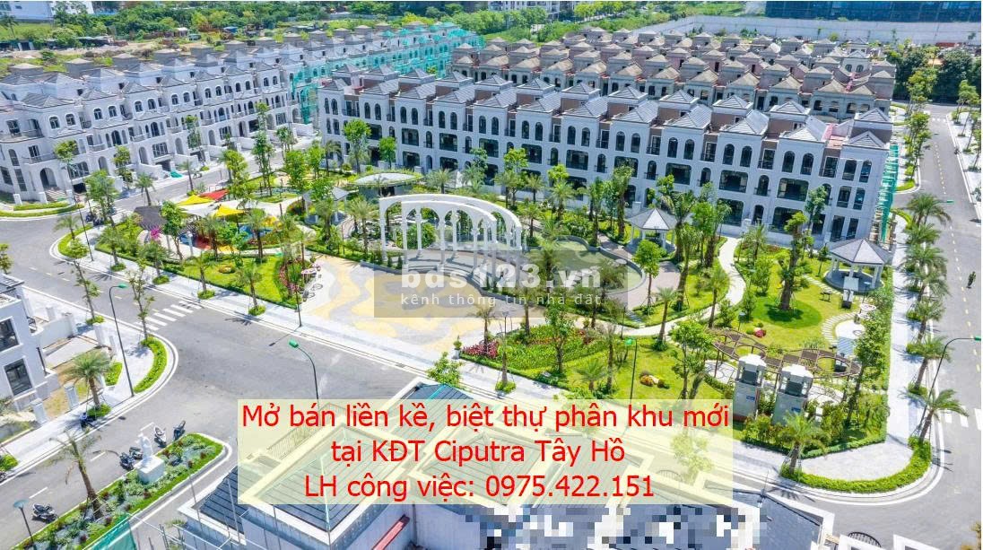 Bán bt Đơn Lập góc view vườn hoa, công viên Gia by Kita trung tâm Ciputra Tây Hồ giá 133 tỷ