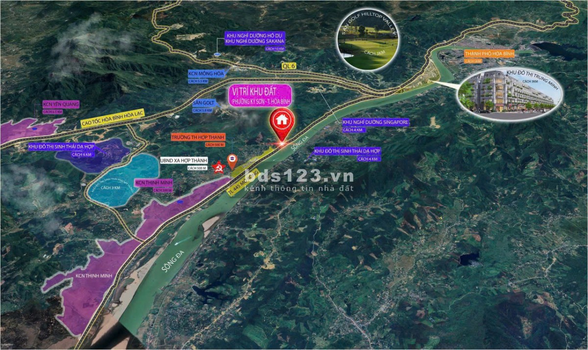 Đầu tư đất nền 2 mặt tiền – View sông Đà cực đỉnh!…