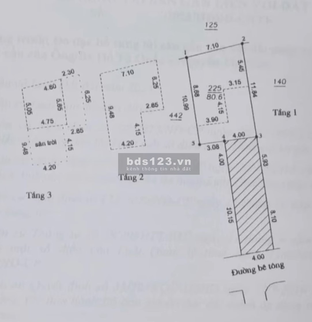 Bán villa mini 3 tầng – Tôn Đản – Ô tô đỗ trong sân