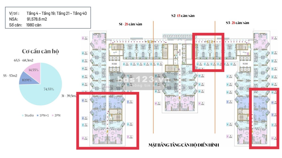 Tòa S3 - Tầng 18 - độc quyền vip dự án SkyM HOT nhất Hạ Long