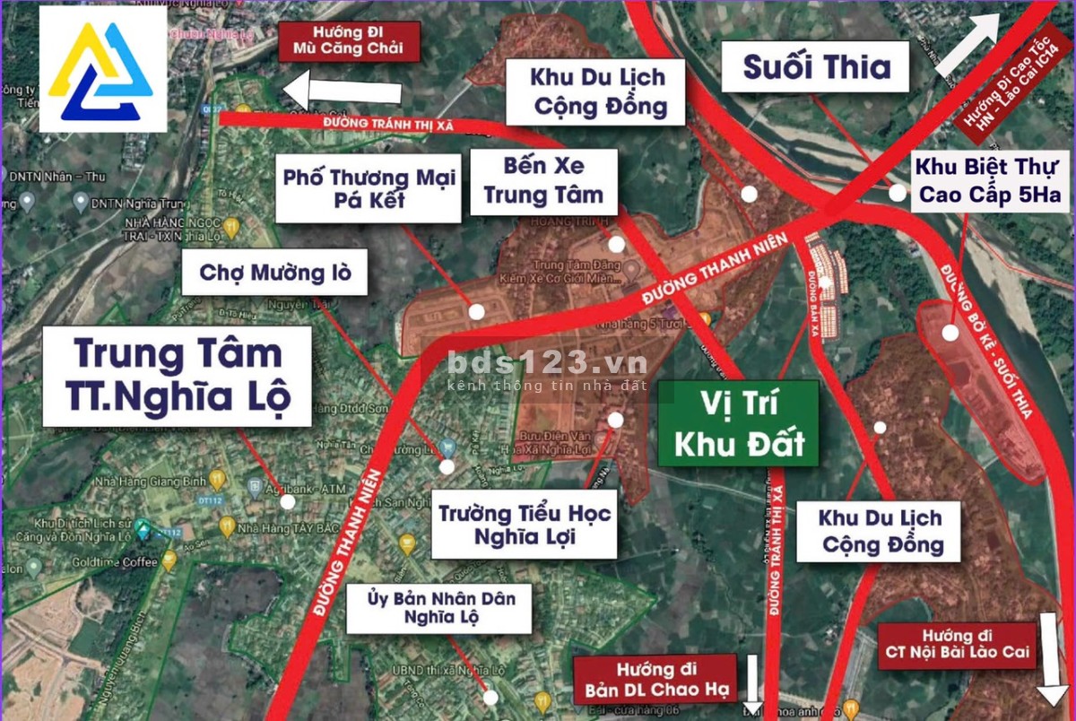 Đất nền Golden Valley Nghĩa Lộ 9 triệu/m², sổ đỏ, gần Mù…