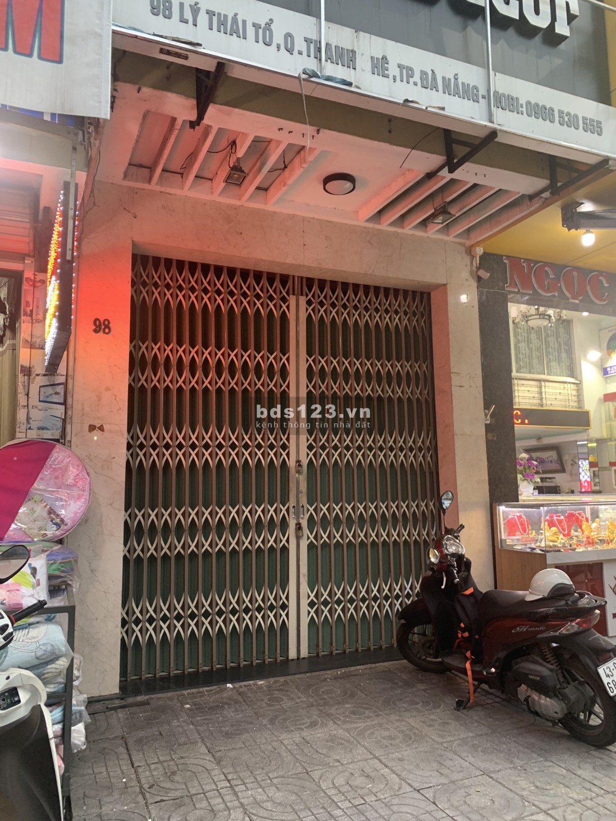 Cho thuê nguyên căn nhà mặt phố 3 tầng Lý Thái Tổ, Đà Nẵng