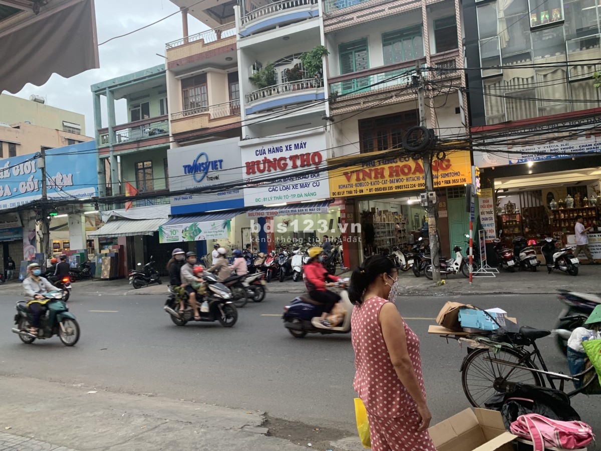 Cho thuê nguyên căn nhà mặt phố 3 tầng Lý Thái Tổ, Đà Nẵng