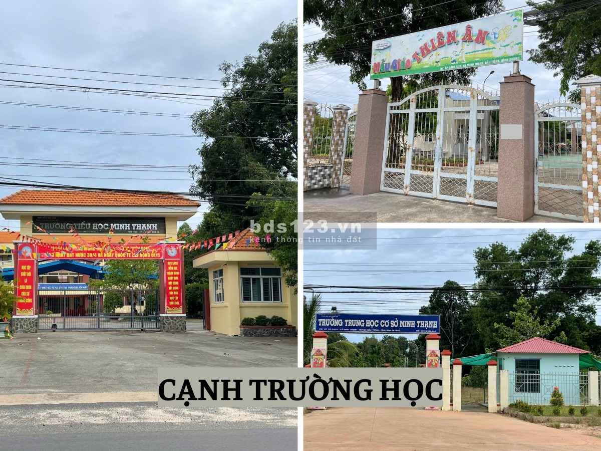Đất Minh Thạnh Dầu Tiếng liền kề dân cư.