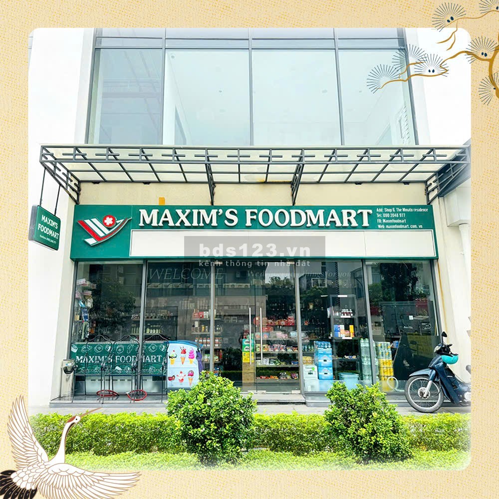 Bán shophouse thương mại khối đế Minato Hải Phòng - Cư dân đông đúc