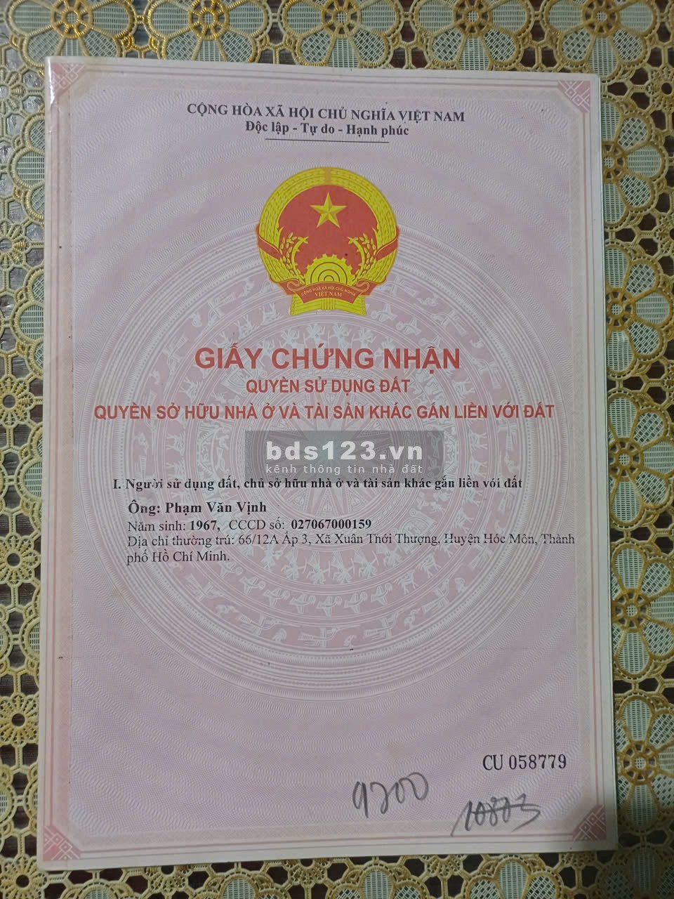 Bán nhà 550 triệu Mỹ Hạnh Bắc, Đức Hòa LA
