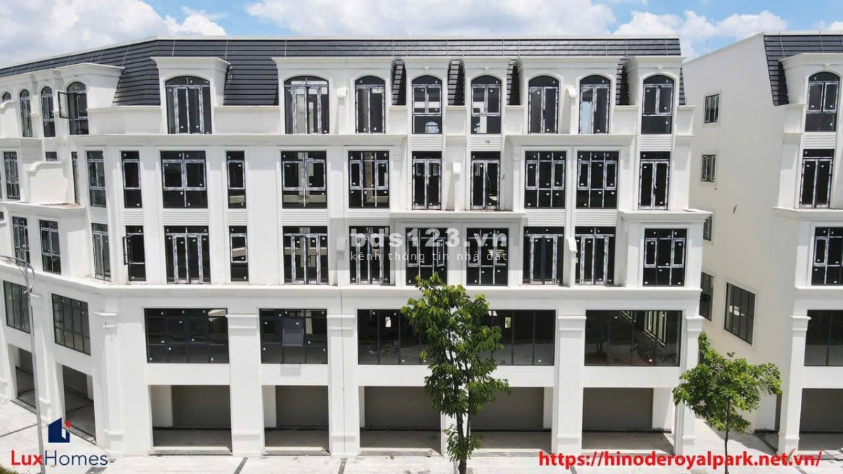 Bán liền kề 100m2, 5 tầng sau đường 30m tại KĐT Hinode Royal…
