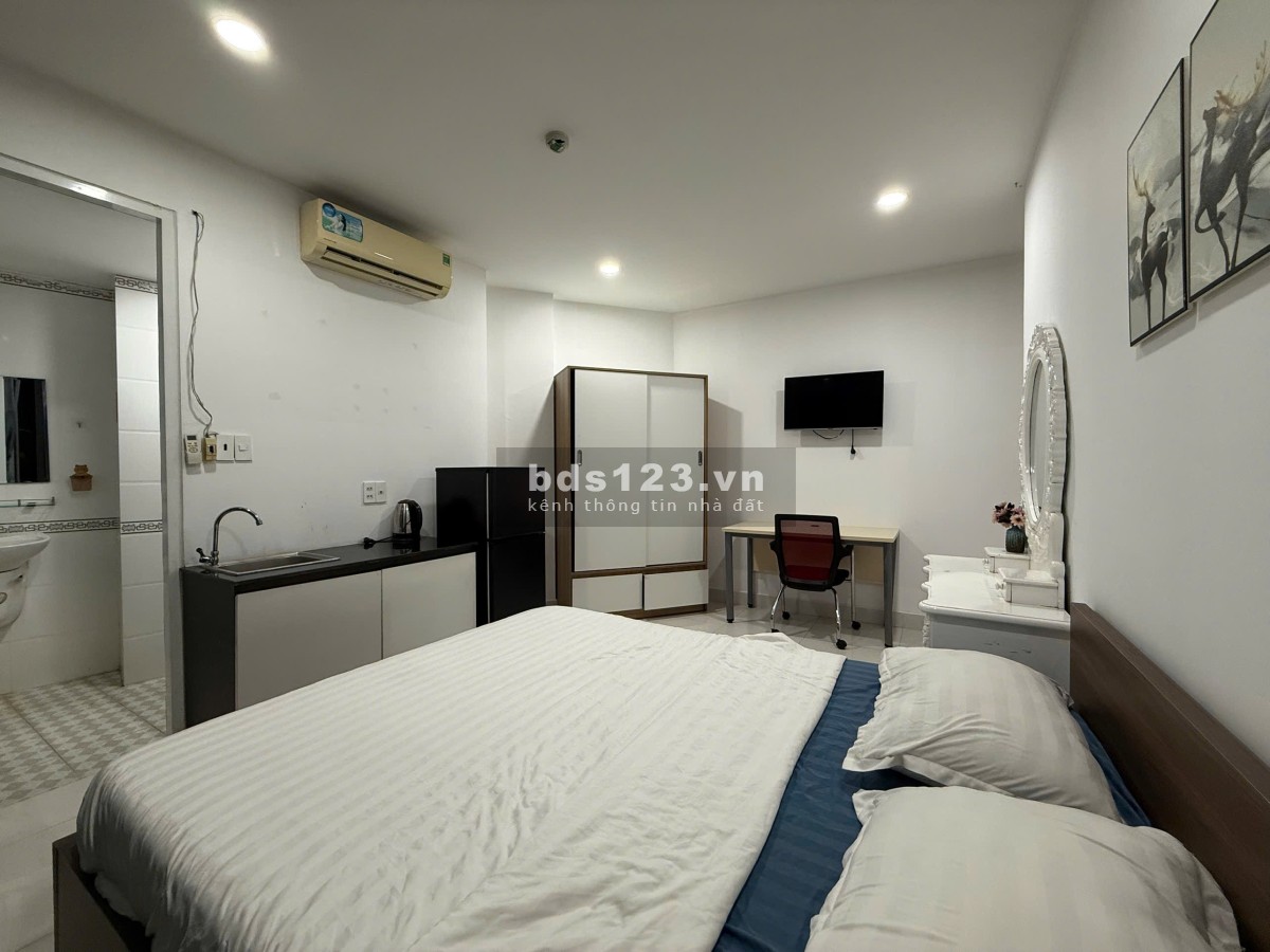 Cho thuê căn hộ studio ngay trung tâm cách sân bay 5 phút