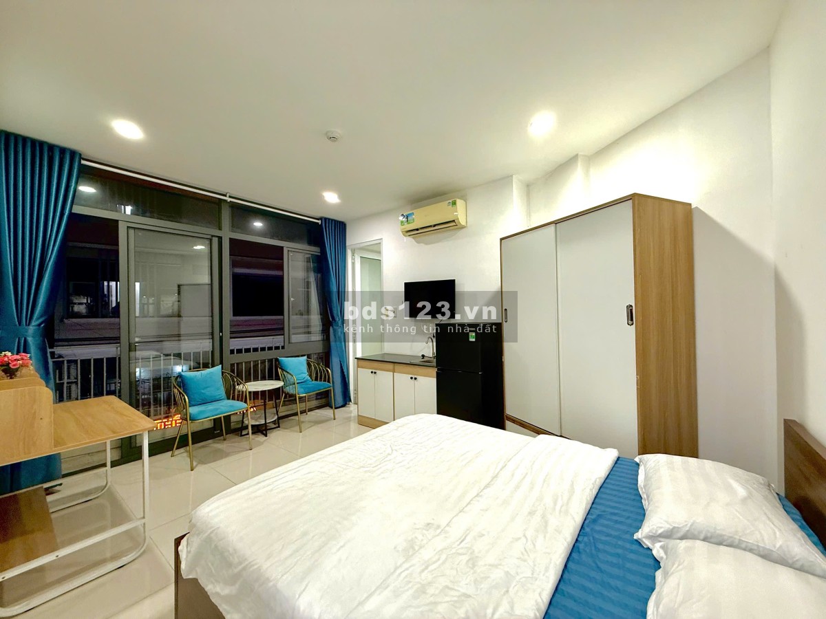 Cho thuê căn hộ studio ngay trung tâm cách sân bay 5 phút