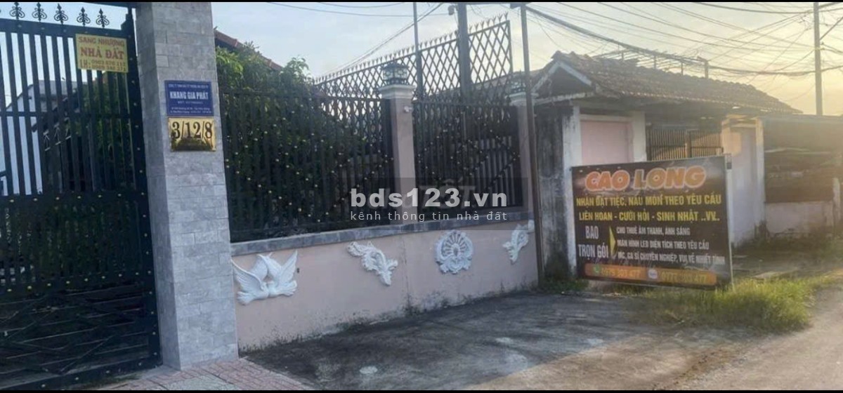 Bán 1508m2 đất thổ cư đã xây nhà vườn cấp 4 kiên cố,…