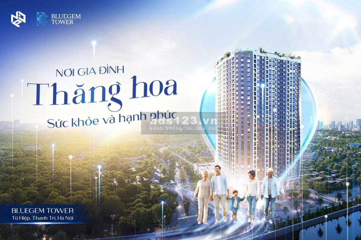 Bán căn hộ chung cư Bluegem Tower Thanh Trì, Hà Nội