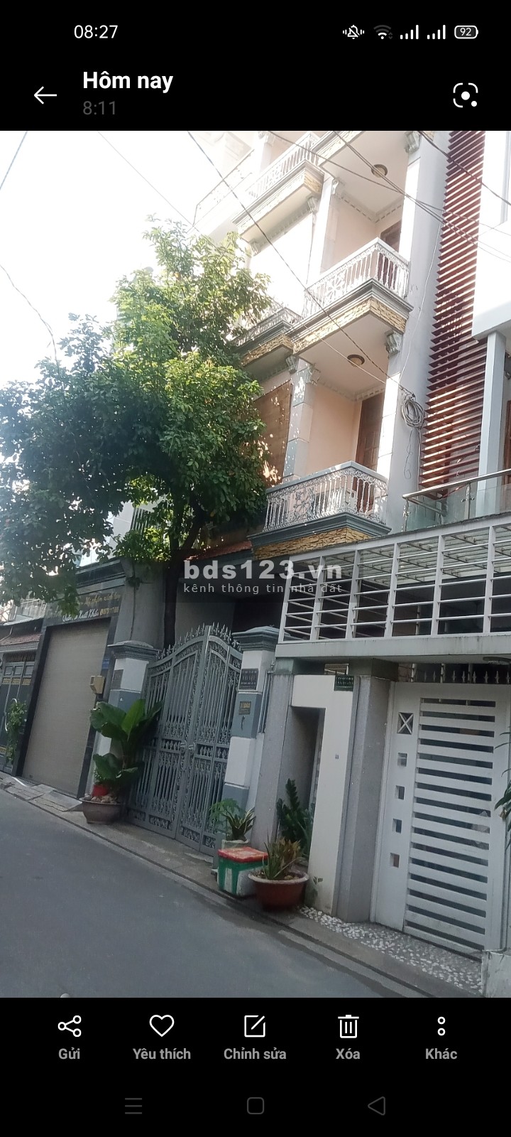 Bán gấp nhà Phan Huy Ích, 4 tầng, 84m, đường 6m, ôtô ngủ…