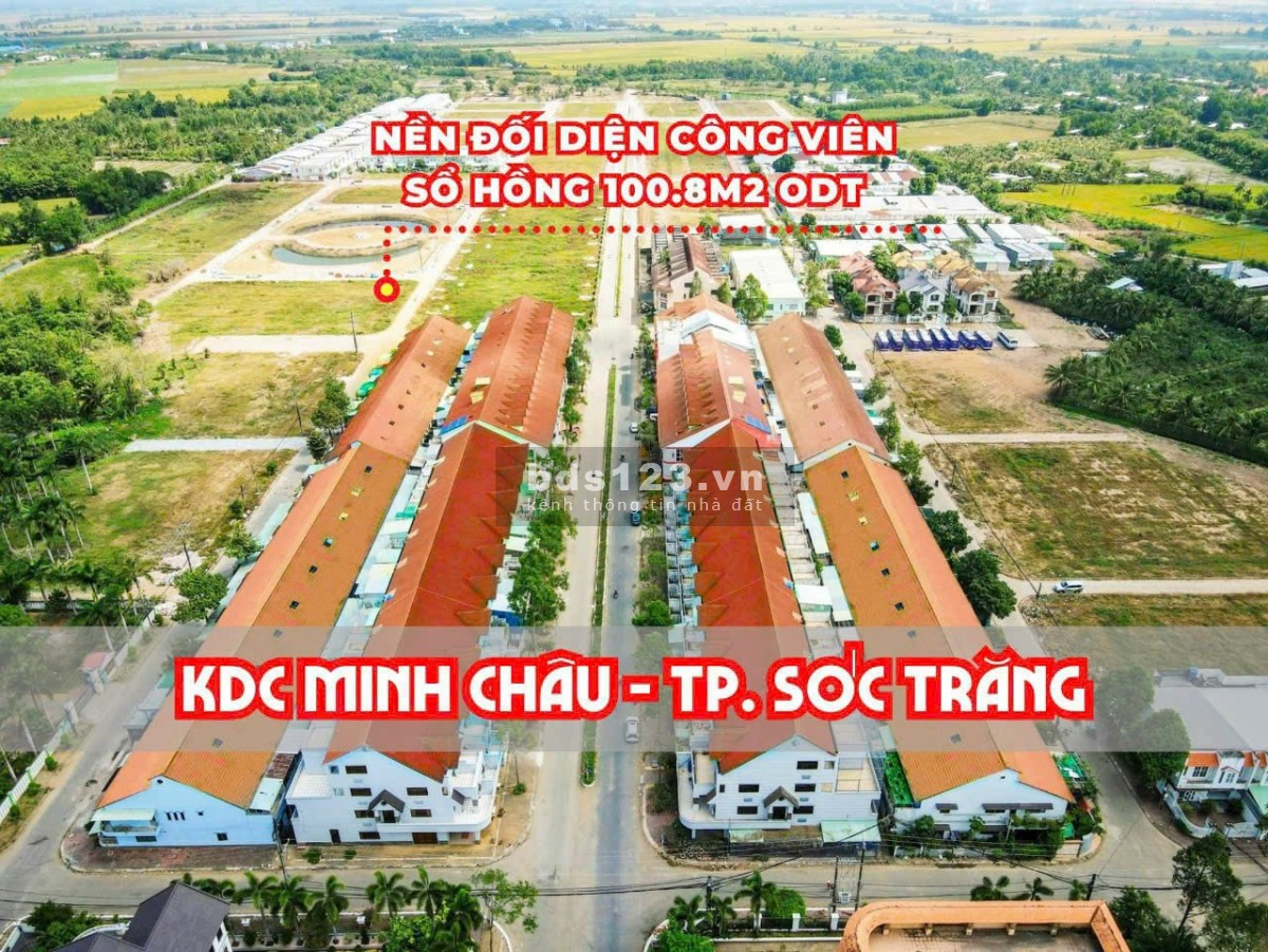 Bán đất nền KDC Minh Châu, QL 1A , giá cực chất 10.6 triệu/m2,100m