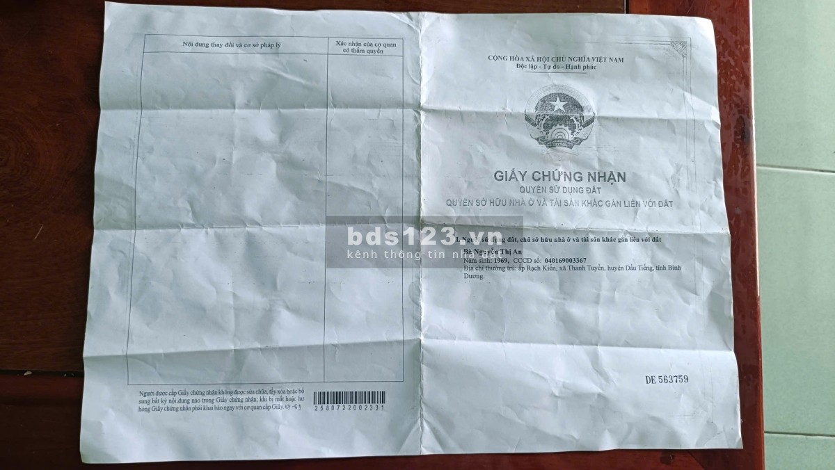 Bán nhà cấp 4 vào ở ngay, Cần người Thiện Chí