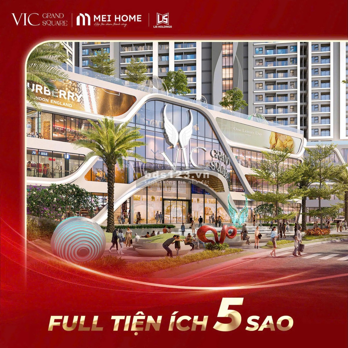 Bán căn hộ chung cư VIC Grand Square đường Hùng Vương, Việt Trì 2,7 tỷ đồng.