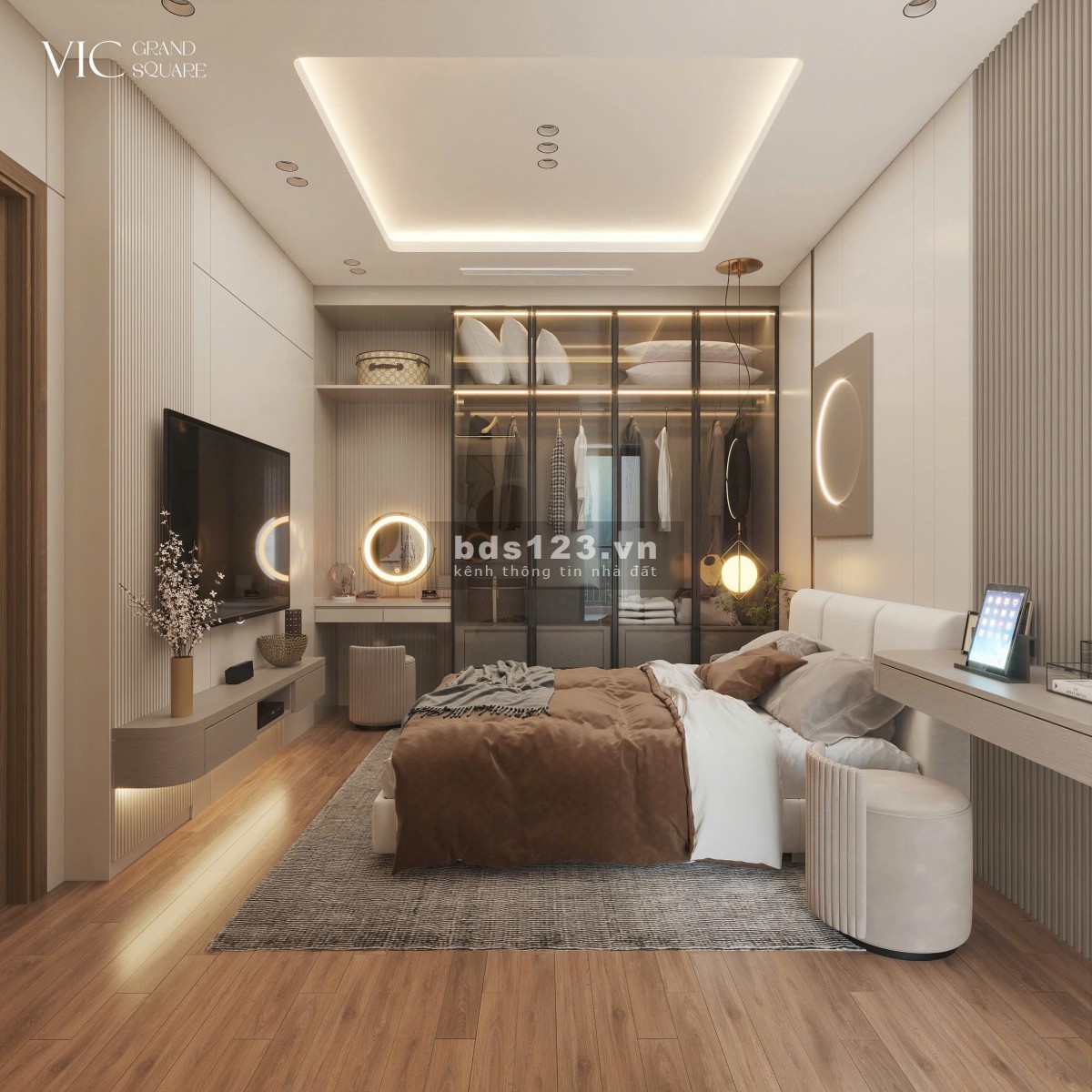 Bán căn hộ chung cư VIC Grand Square đường Hùng Vương, Việt Trì 2,7 tỷ đồng.