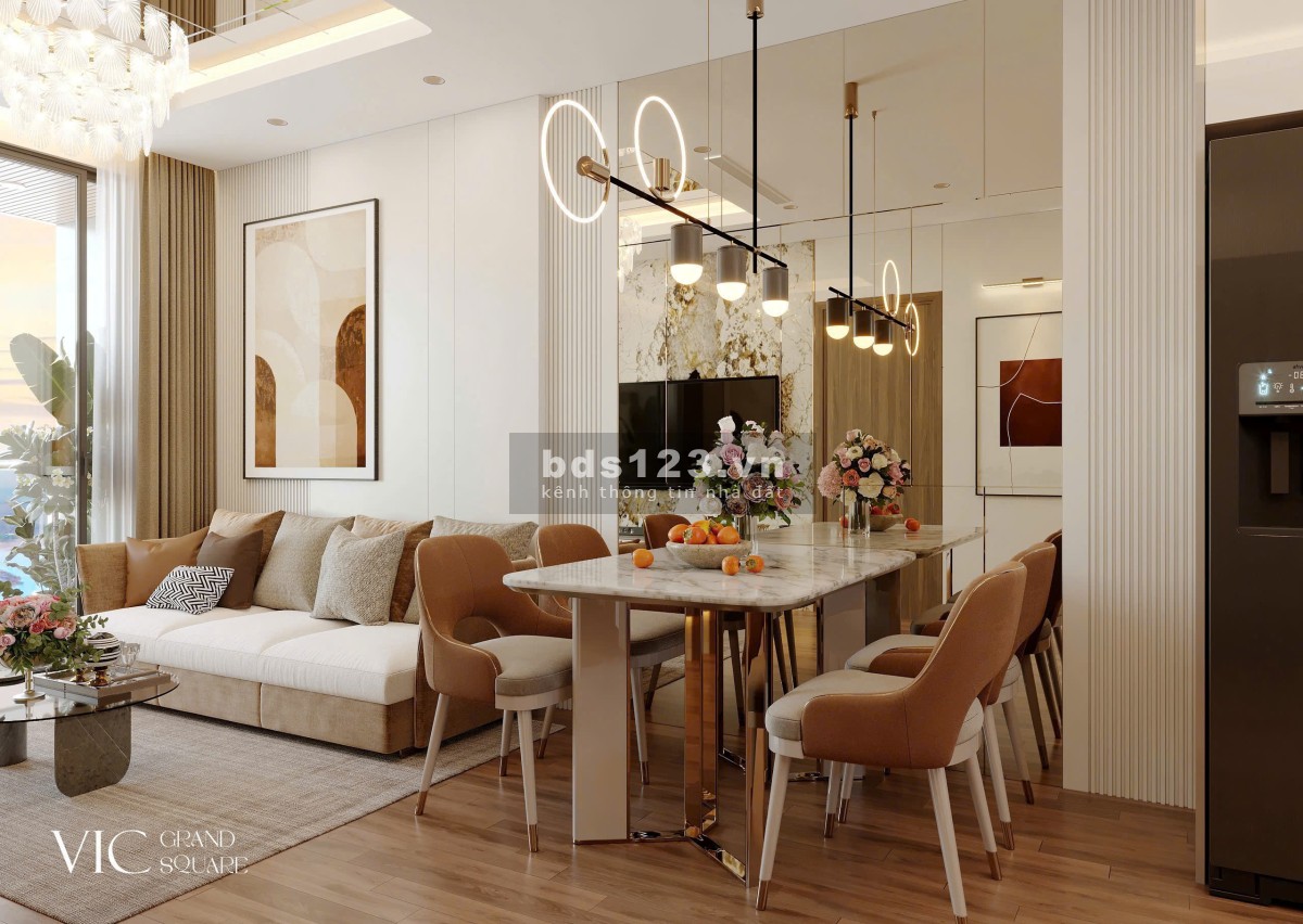 Bán căn hộ chung cư VIC Grand Square đường Hùng Vương, Việt Trì 2,7 tỷ đồng.