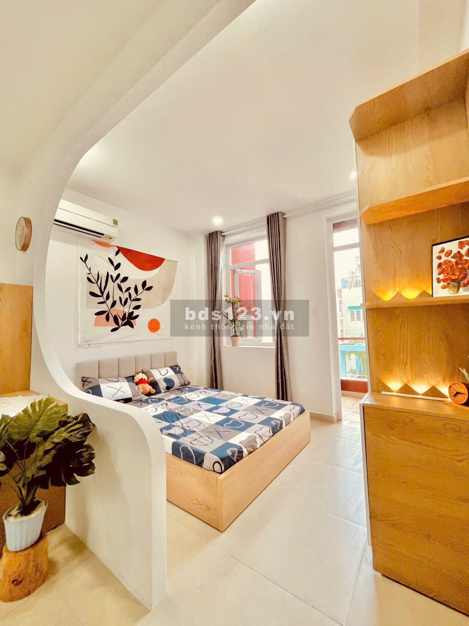 Phòng căn hộ 1 PN, PK siêu sang, Bancon riêng, 2/1 Đào Duy Từ…
