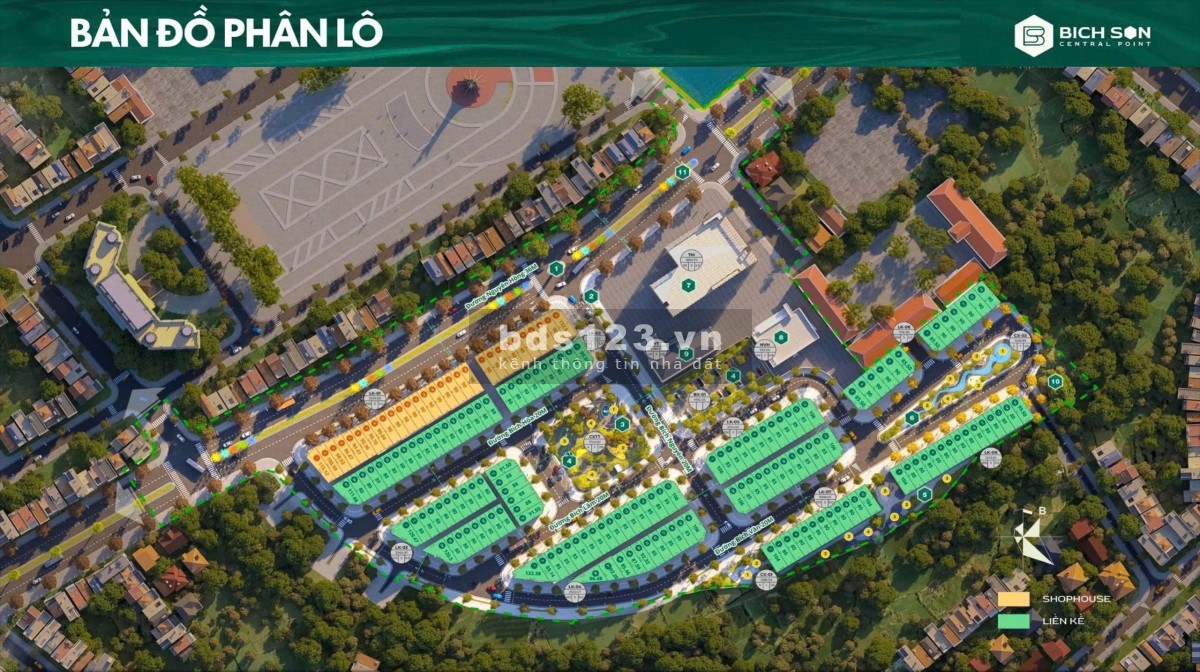 BÁN - Bích Sơn Central Point, Bích Động, Việt Yên 40 triệu/m2, 85m2-Mt 5m