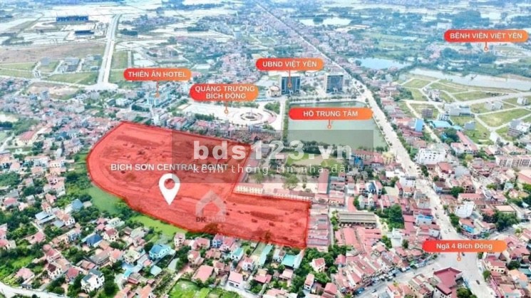 BÁN - Bích Sơn Central Point, Bích Động, Việt Yên 40 triệu/m2, 85m2-Mt 5m