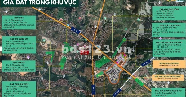 BÁN - Bích Sơn Central Point, Bích Động, Việt Yên 40 triệu/m2, 85m2-Mt 5m
