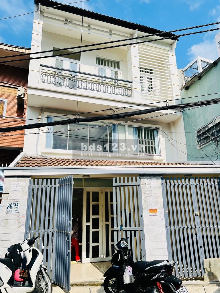 **Bán nhà 86/25 Âu Cơ, phường 9, Tân Bình (6*11) 3 tầng, chỉ 10…