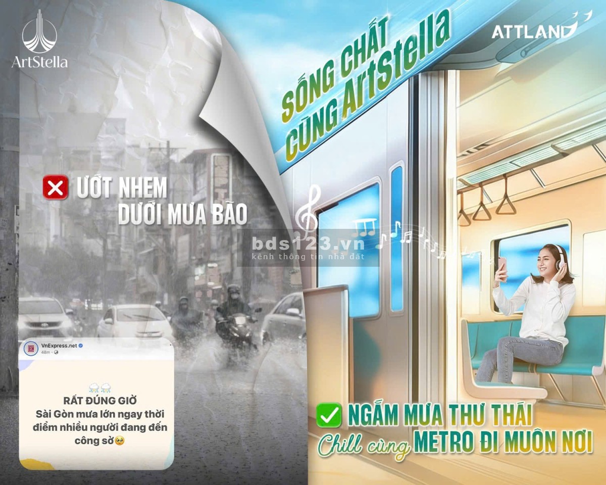 Căn hộ ArtStella đối diện ga METRO - SUỐI TIÊN liền kề LÀNG…