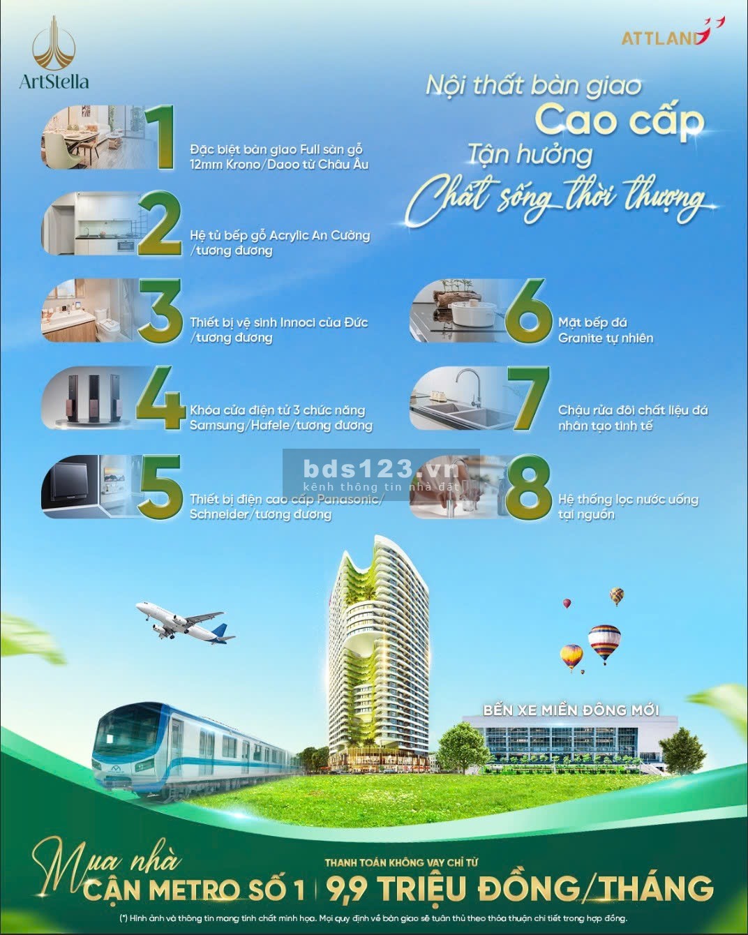 Căn hộ ArtStella đối diện ga METRO - SUỐI TIÊN liền kề LÀNG…