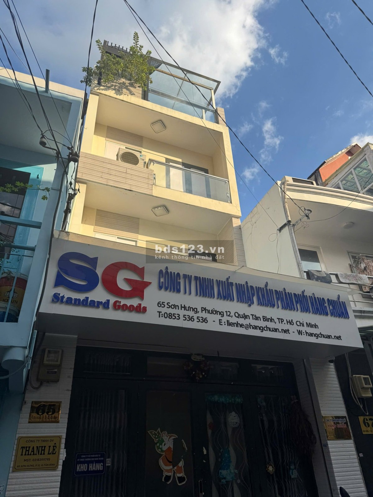 **Bán nhà mặt tiền 65 Sơn Hưng, phường 12 Tân Bình; (4x13) 4…